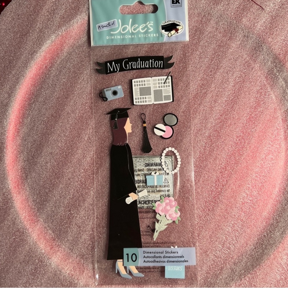 Vintage Rare Jolee’s Female Grad Dimensional Stickers Unopened Early 00’s